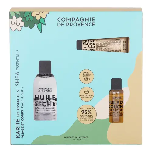 La Compagnie de Provence - Les Essentiels Nourrissants Karite - Coffret Soin Corps