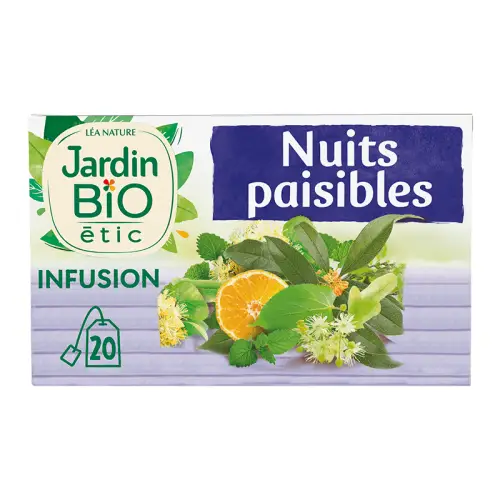 Infusion Bio Nuits Paisibles - JARDIN BIO ETIC