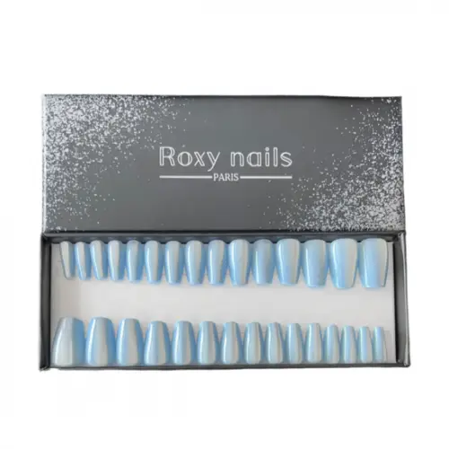 ROXY NAILS PARIS - Press On Nails ‘Blue Velvet’