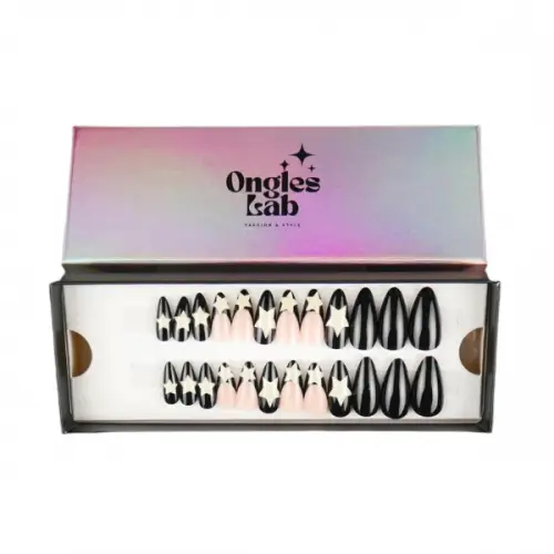 ONGLES LAB - Press On Nails Étoiles 