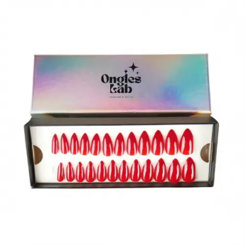 ONGLES LAB - Press On Nails Rouges - Veronica