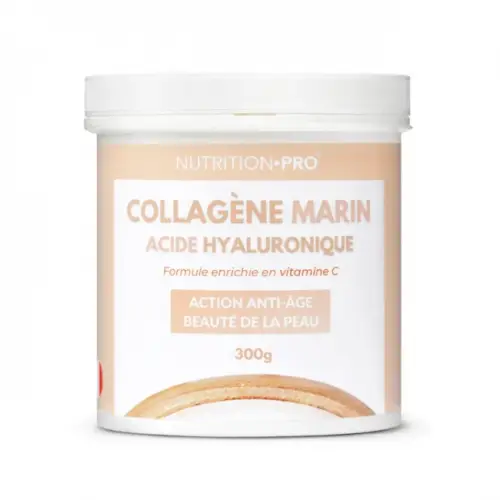 NUTRITION PRO - Poudre Collagène Marin / Acide Hyaluronique 