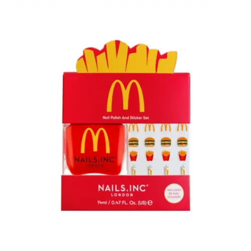 NAILS.INC X MCDONALD’S - Fries Nails Polish & Sticker Set 