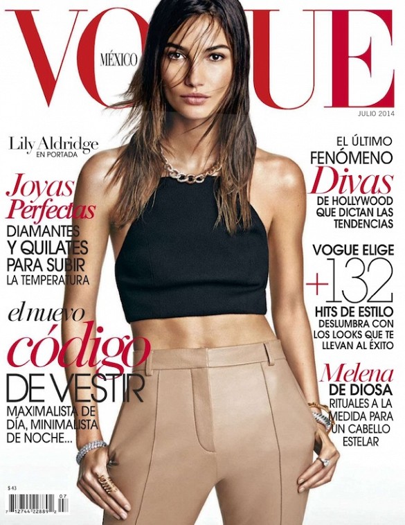 Lily Aldridge pour Vogue Mexique