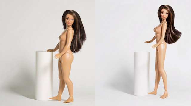 Présentation de la Barbie 'normale' avec acné et cellulite