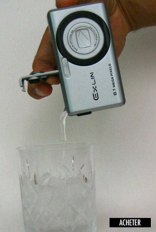 appareil photo fiole intégrée
