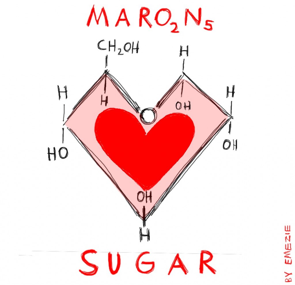 Sugar - Maroon V 