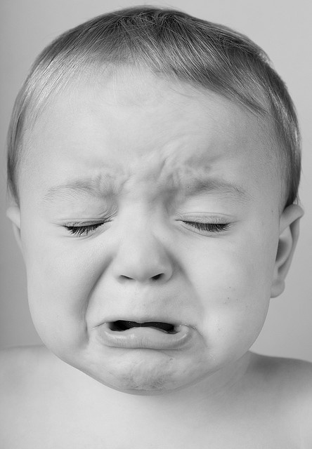 Photo bébé qui pleure