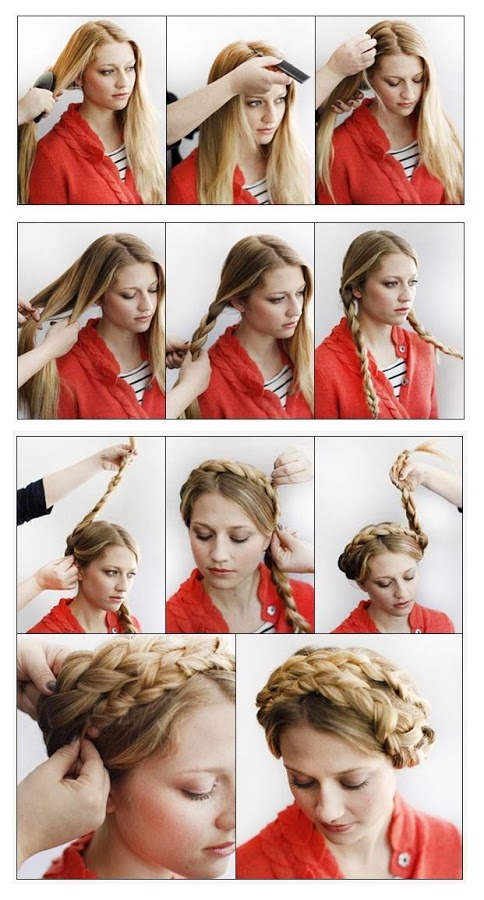 milkmaid braids