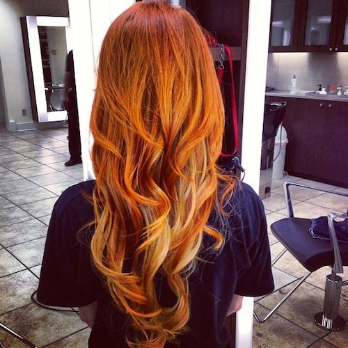 pumpkin spice hair color 